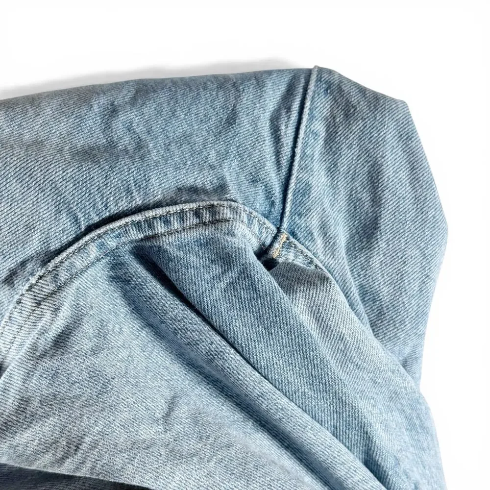 Madewell Lot 2 Women's 30 Low-Slung Straight Jeans 100% Cotton Denim Fair Trade - Picture 10 of 13